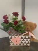 Valentine Rose & Bear
